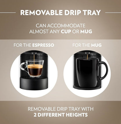 Lavazza A Modo Mio Jolie EVO Capsule Coffee Machine | Black | Espresso & Lungo