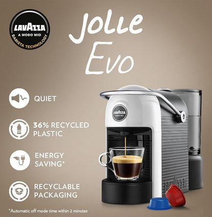 Lavazza A Modo Mio Jolie EVO Capsule Coffee Machine | Black | Espresso & Lungo