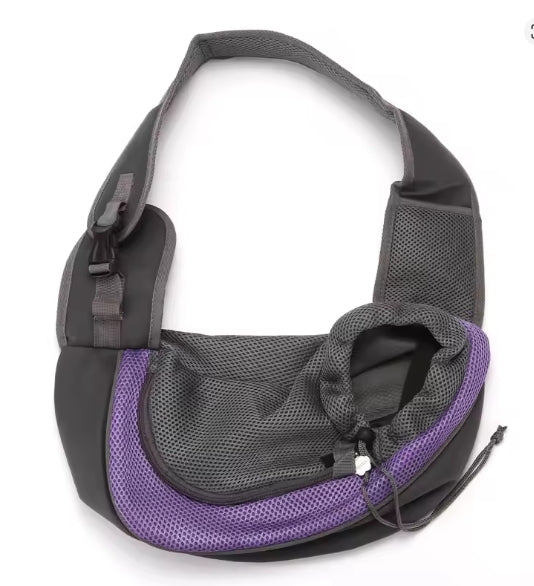 Pet Puppy Sling Carrier Bag – Mesh Oxford Shoulder Pouch for Small Dogs | Outdoor Travel AEX Av8Store