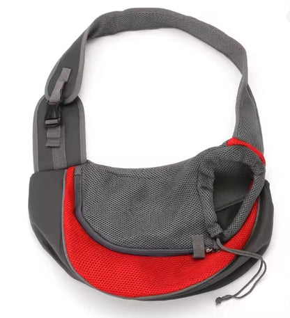 Pet Puppy Sling Carrier Bag – Mesh Oxford Shoulder Pouch for Small Dogs | Outdoor Travel AEX Av8Store
