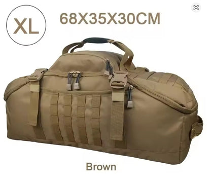 Tactical Duffle Backpack | 30L 45L 80L | MOLLE Camping Hiking Travel Bag for Men