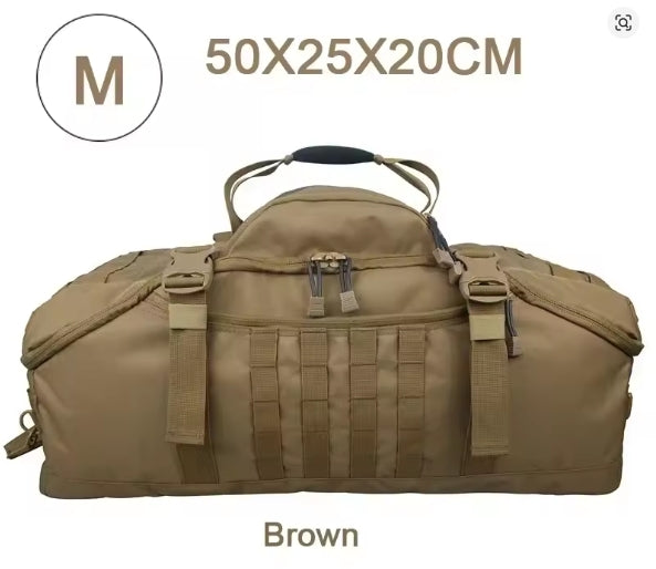 Tactical Duffle Backpack | 30L 45L 80L | MOLLE Camping Hiking Travel Bag for Men