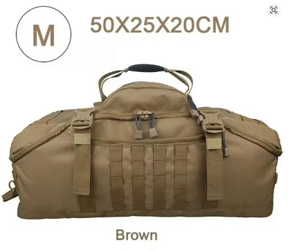 Tactical Duffle Backpack | 30L 45L 80L | MOLLE Camping Hiking Travel Bag for Men