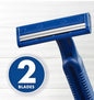 Gillette Blue II Plus Razors 20 Pack Twin Comfort Blades Aloe Lubrastrip New CLES