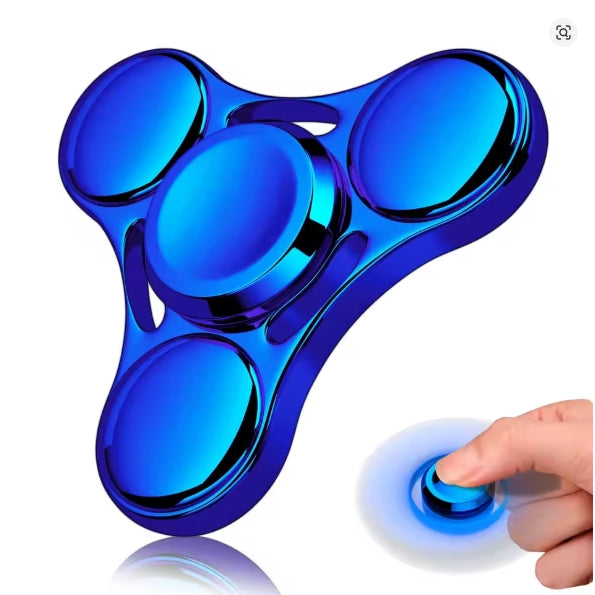 Rainbow UFO Fidget Spinner Metal Handheld Finger Toy Smooth Spin Gift AEX Av8Store