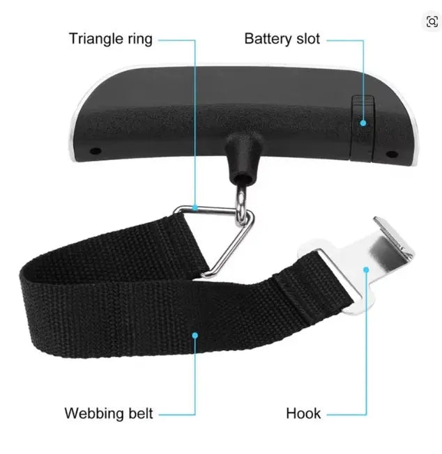 Scale with leash
