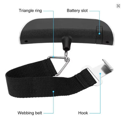 Scale with leash