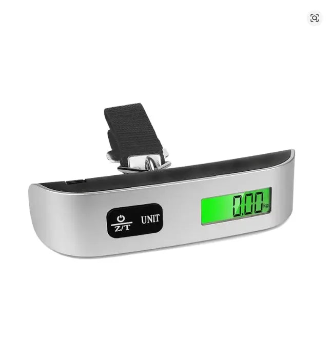 Portable Digital Luggage Scale 50kg | Avoid Baggage Fees | LCD Display | AU Travel Essential AEX