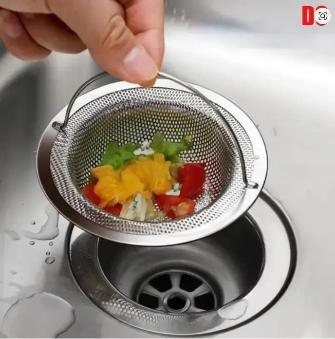 Stainless Steel Sink Strainer & Drain Filter | Hair Catcher Basket | Kitchen & Bathroom | AU AEX