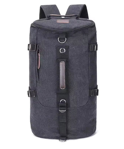 Large Canvas Hiking Backpack & Travel Duffle Bag | 32x49x28cm | Men's Outdoor Rucksack AEX Av8Store