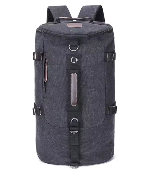 Large Canvas Hiking Backpack & Travel Duffle Bag | 32x49x28cm | Men's Outdoor Rucksack AEX Av8Store