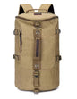 Large Canvas Hiking Backpack & Travel Duffle Bag | 32x49x28cm | Men's Outdoor Rucksack AEX Av8Store