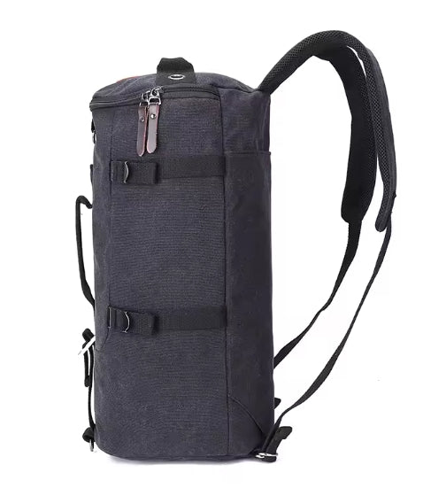 Large Canvas Hiking Backpack & Travel Duffle Bag | 32x49x28cm | Men's Outdoor Rucksack AEX Av8Store