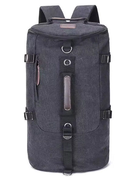Large Canvas Hiking Backpack & Travel Duffle Bag | 32x49x28cm | Men's Outdoor Rucksack AEX Av8Store