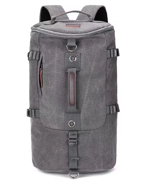Large Canvas Hiking Backpack & Travel Duffle Bag | 32x49x28cm | Men's Outdoor Rucksack AEX Av8Store