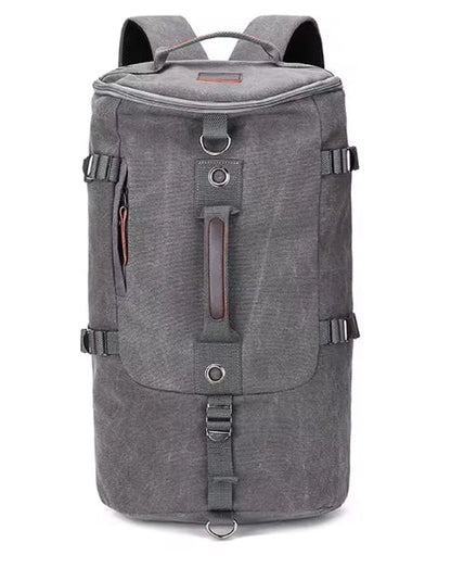 Large Canvas Hiking Backpack & Travel Duffle Bag | 32x49x28cm | Men's Outdoor Rucksack AEX Av8Store