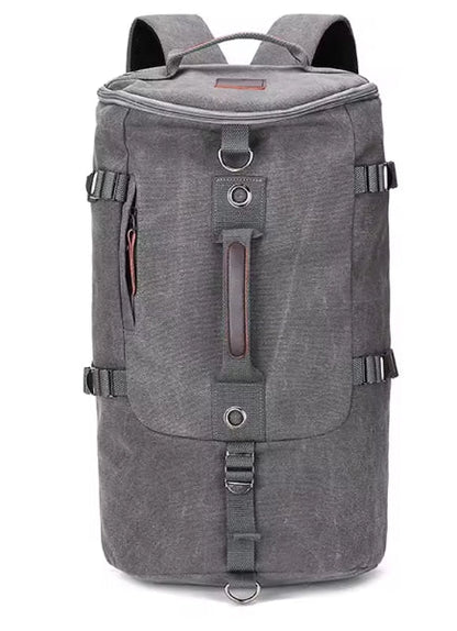 Large Canvas Hiking Backpack & Travel Duffle Bag | 32x49x28cm | Men's Outdoor Rucksack AEX Av8Store