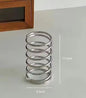 Stainless Steel Toothbrush Holder | Bathroom Organiser for Toothpaste, Makeup & Electric Brushes