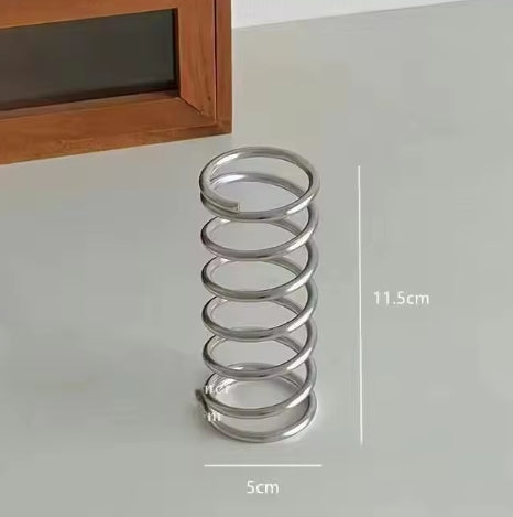 Stainless Steel Toothbrush Holder | Bathroom Organiser for Toothpaste, Makeup & Electric Brushes
