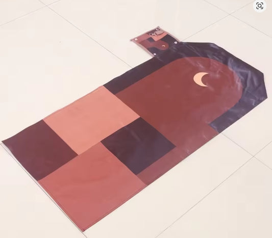 Islamic Foldable Prayer Mat with Keychain – Waterproof Travel Prayer Rug | 97×45cm | Gift for Men & Women AEX Av8Store