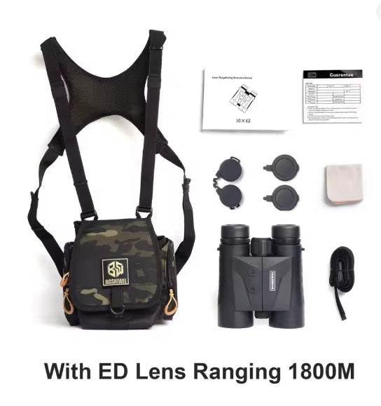 BOSHIWEI 10x42 Laser Rangefinder Binoculars | ED Lens, IPX7, 2400m Range | Av8Store Australia AEX Av8Store