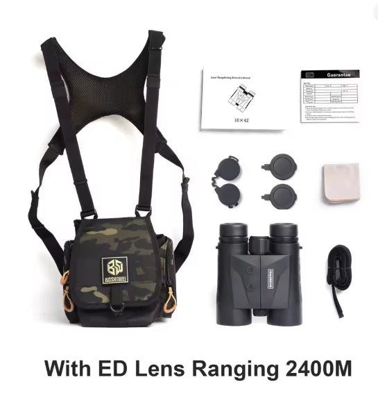 BOSHIWEI 10x42 Laser Rangefinder Binoculars | ED Lens, IPX7, 2400m Range | Av8Store Australia AEX Av8Store