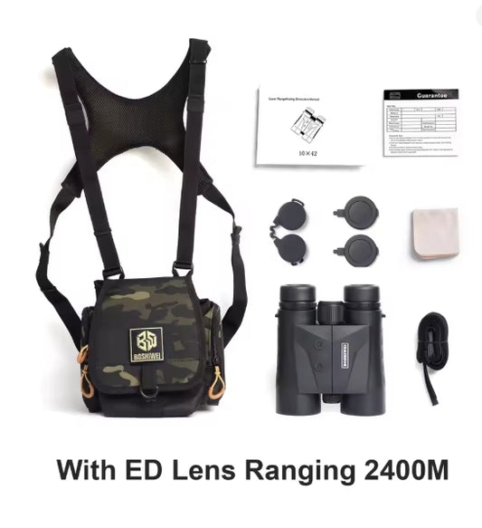 BOSHIWEI 10x42 Laser Rangefinder Binoculars | ED Lens, IPX7, 2400m Range | Av8Store Australia AEX Av8Store