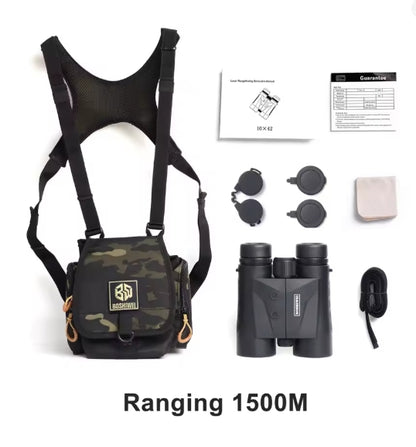 Binoculars with bag and caps
