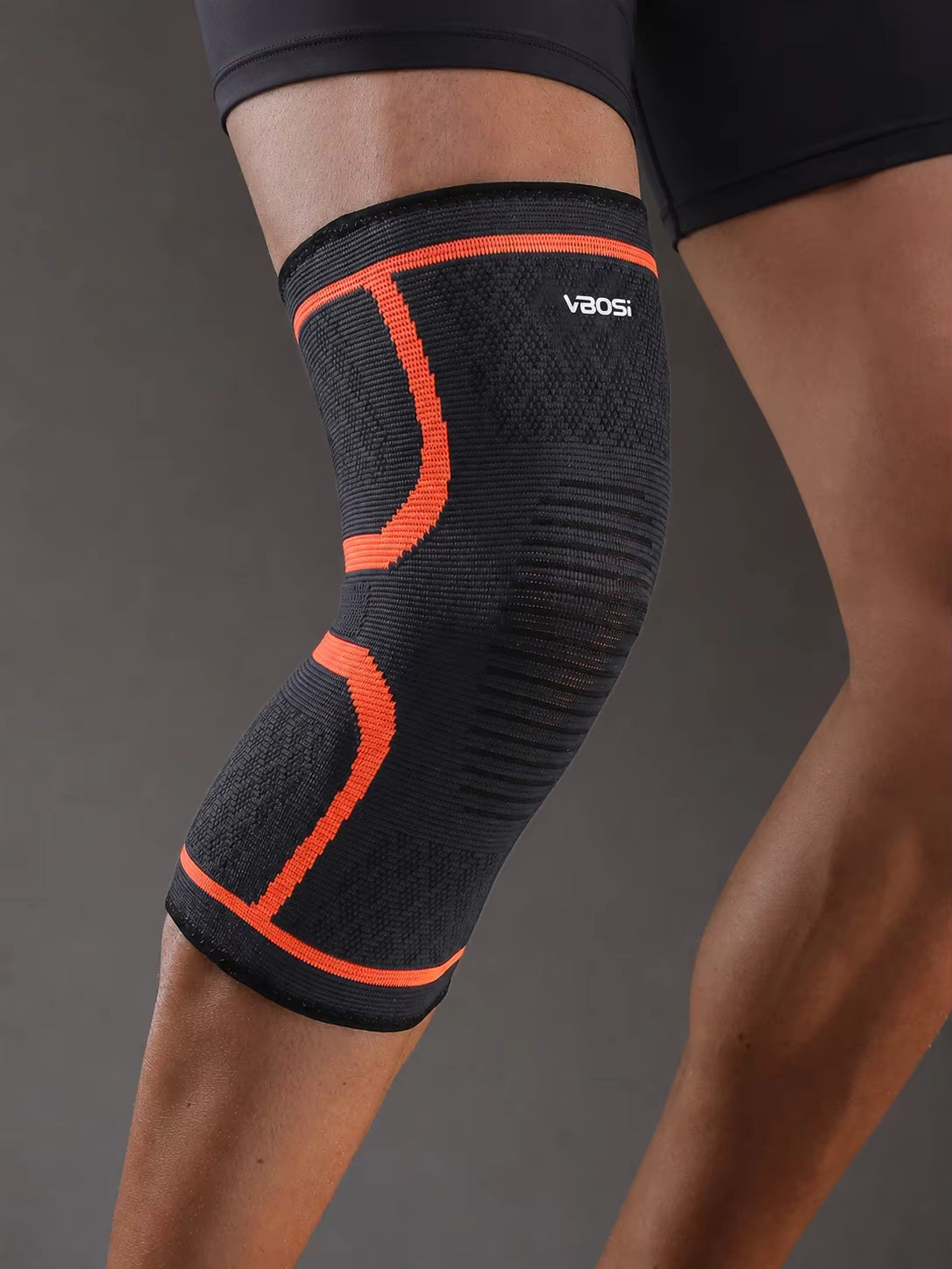 Compression Knee Support Sleeve – Elastic & Breathable | Basketball, Running, Cycling | Ages 13+
