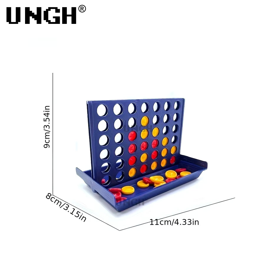 UNGH Four in a Row Connect Game | Classic Family Strategy Board Game