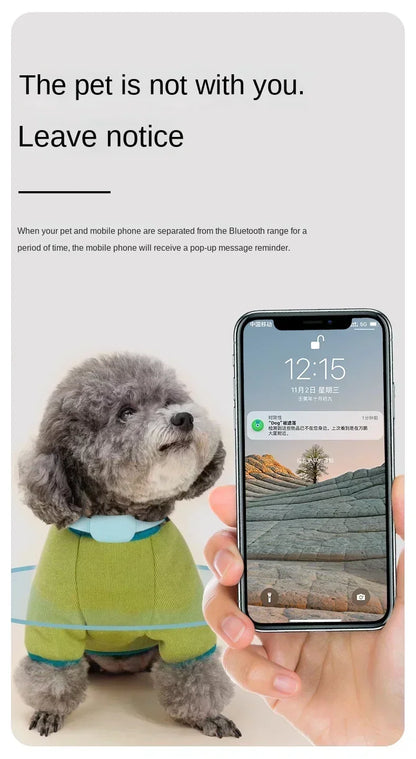 Pet GPS Tracker Collar – Anti-Lost Bluetooth Locator for Cats & Dogs