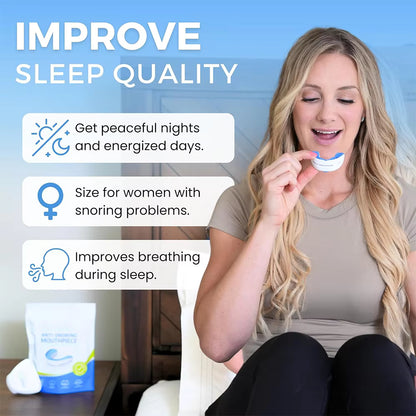 2-in-1 Anti-Snoring Mouthpiece & Bruxism Teeth Guard | Boil & Bite Custom Fit | 2 Pack