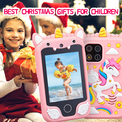 Kids Unicorn Smart Phone Toy | 2.8" Touchscreen, Dual Camera, MP3 & 10 Games | Av8Store Australia AEX Av8Store