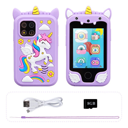 Kids Unicorn Smart Phone Toy | 2.8" Touchscreen, Dual Camera, MP3 & 10 Games | Av8Store Australia AEX Av8Store