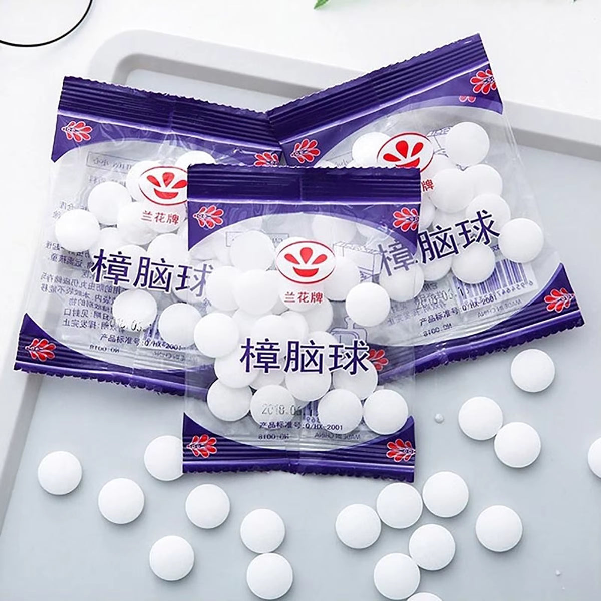 Moth Ball Insect Repellent Balls – 100 Pack | Closet & Drawer Deodoriser