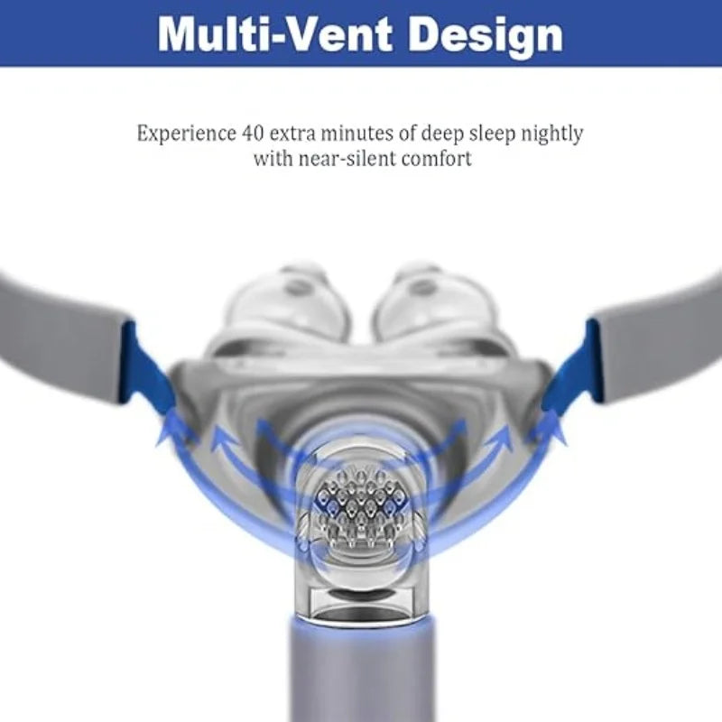 Nebulizer with multi-vent design on a white background