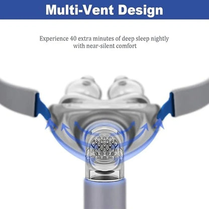 Nebulizer with multi-vent design on a white background