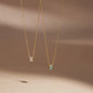 Women's Zircon Bead Pendant Necklace | 18K Gold Plated | Clear & Multicolour | Gift for Her AEX Av8Store