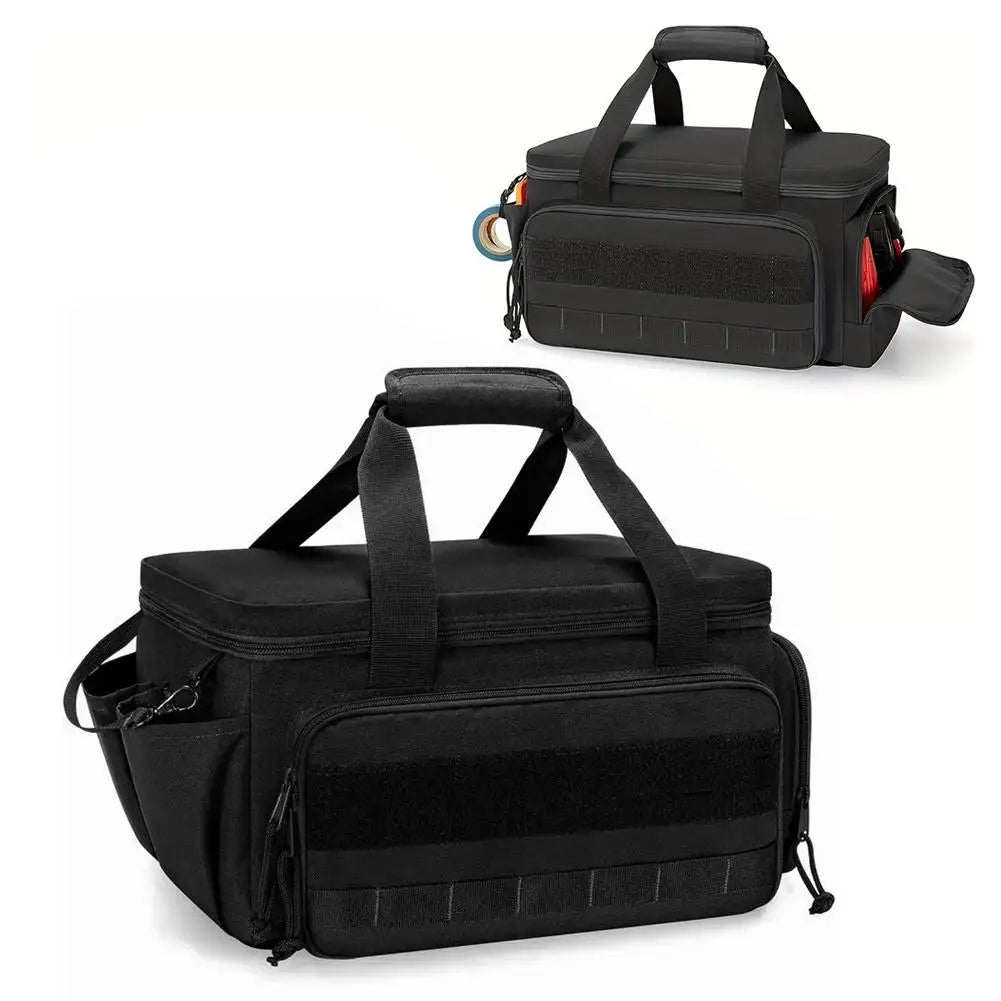 Heavy-Duty Tool Bag 38x22x19cm – Water-Resistant Oxford, Padded Base, Multi-Compartment for Tradies & DIY | Av8store.com.au AEX Av8Store