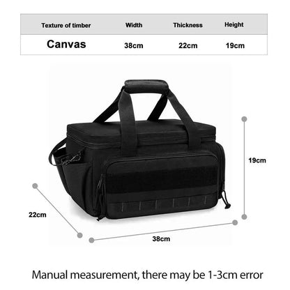 Heavy-Duty Tool Bag 38x22x19cm – Water-Resistant Oxford, Padded Base, Multi-Compartment for Tradies & DIY | Av8store.com.au AEX Av8Store