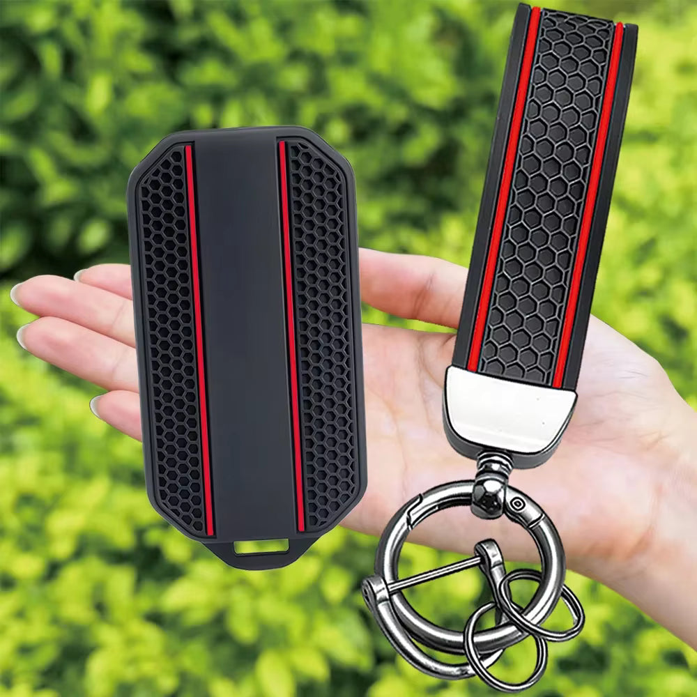 Silicone Car Key Cover – 4 Button for Chery Jaecoo 5 EV, J5 & J7 (2025)