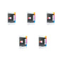 Gamegenic sideloading 18-pocket binder pages 50 pack black
