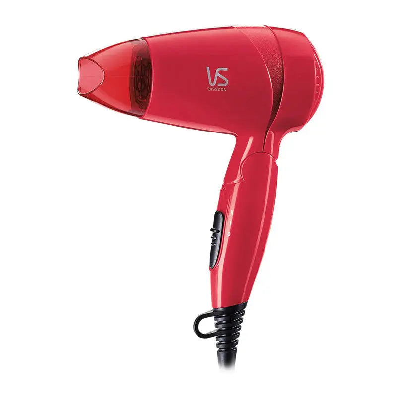 VS Sassoon Red hair dryer with a visible brand logo on a white background