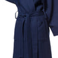 Everyday Luxe Waffle Bathrobe | Navy, Hotel-Grade, Unisex | Cotton-Poly Waffle Weave Robe BNB Av8Store