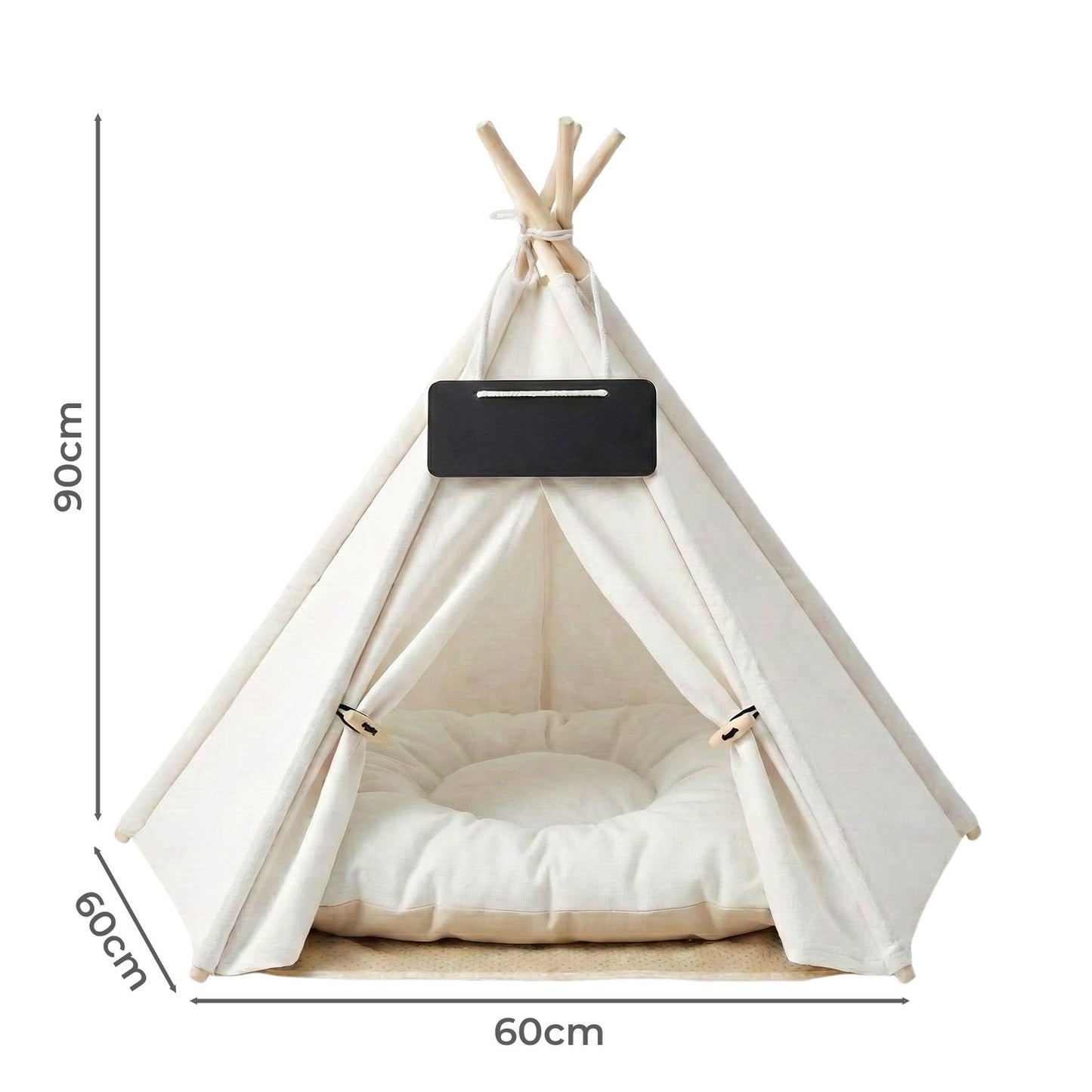 Pawz Pet Tent Bed – Cozy Indoor House for Cats, Puppies & Small Dogs | Washable Cushion GPG Av8Store