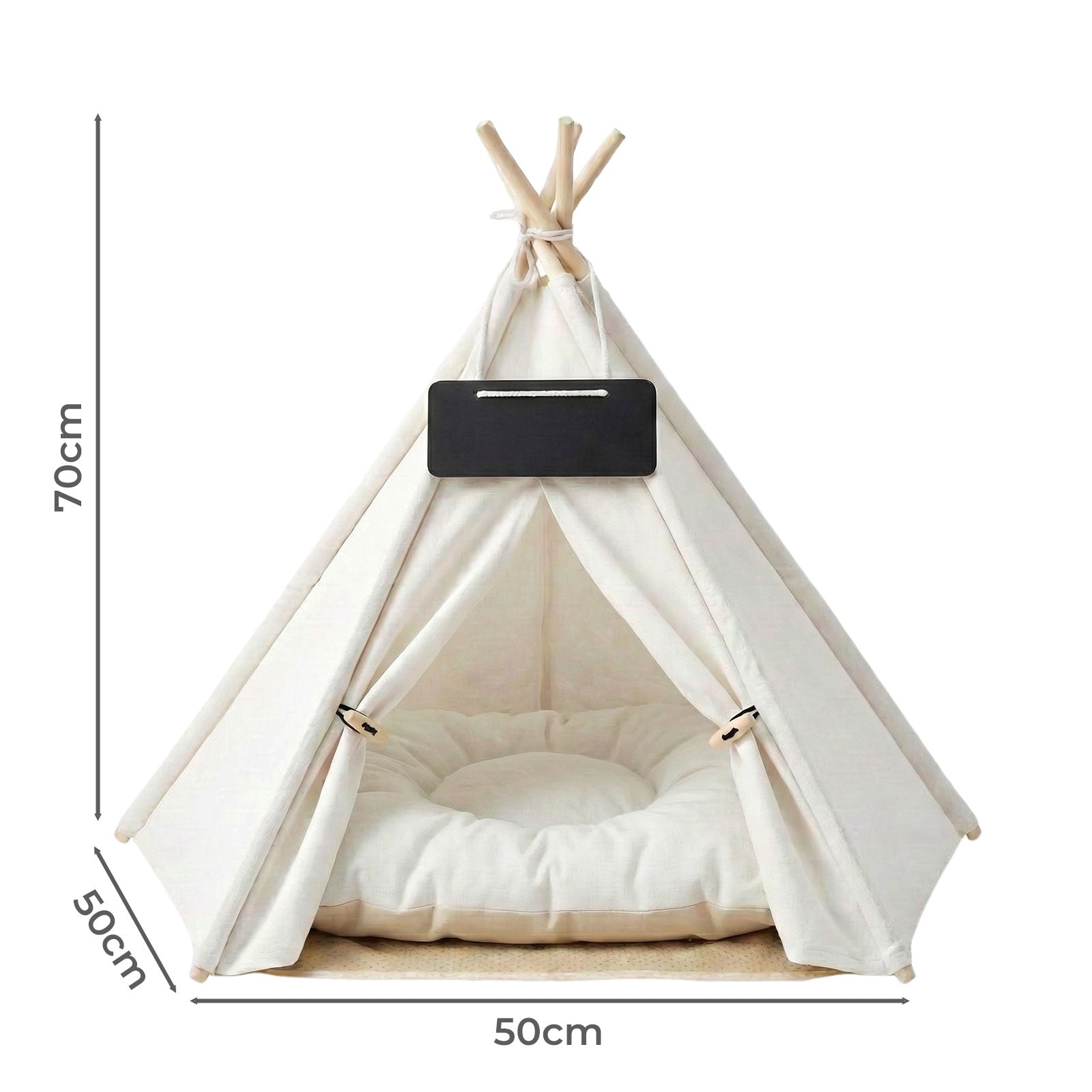 Pawz Pet Tent Bed – Cozy Indoor House for Cats, Puppies & Small Dogs | Washable Cushion GPG Av8Store