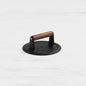 Wolstead Ember Cast Iron Burger Smasher 20cm with beechwood handle