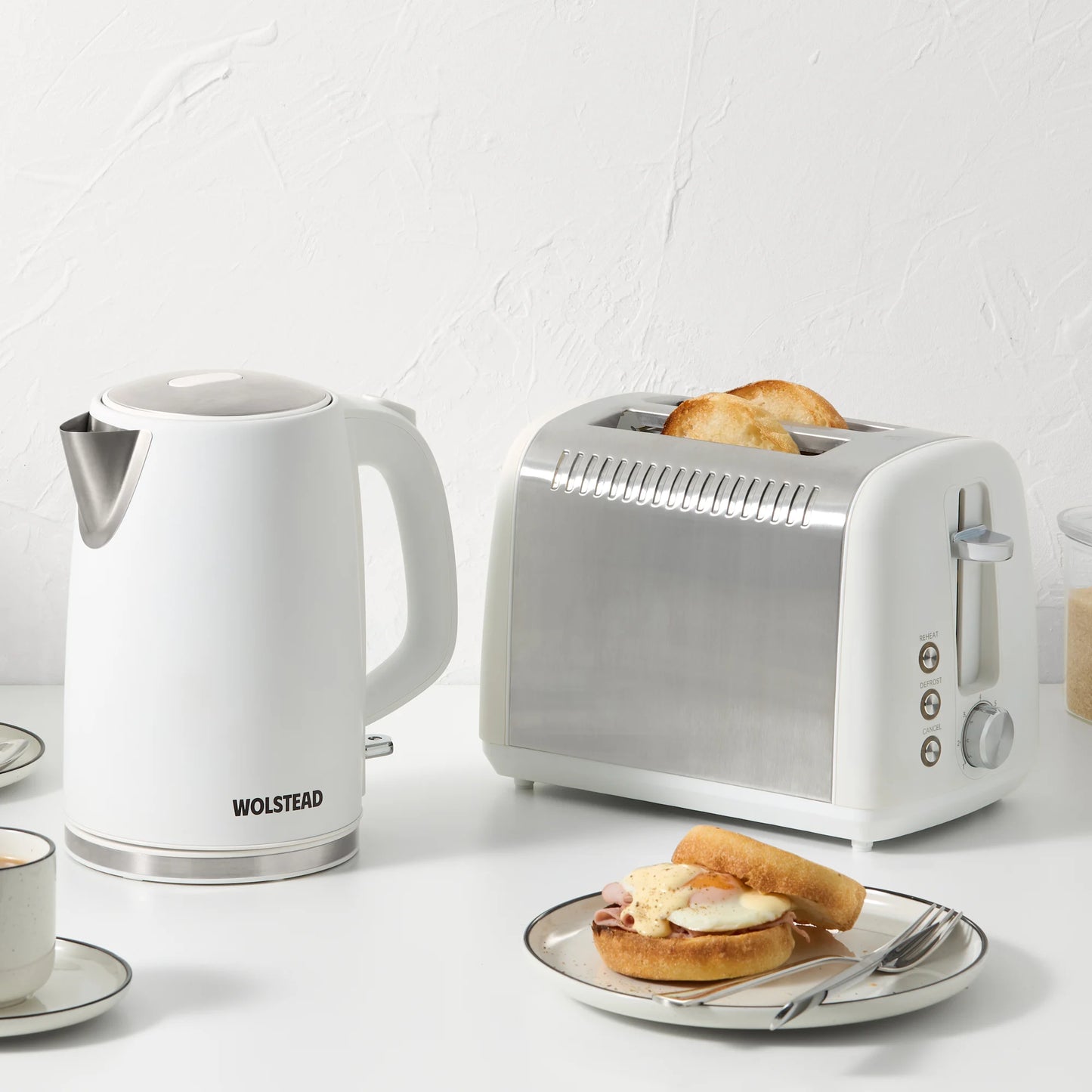 Wolstead Instant Electric Kettle & Toaster Pack – 1.7L | 4 Colours