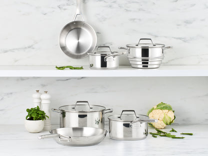 Wolstead Steeltek Ultra 6pc Stainless Steel Cookware Set lifestyle