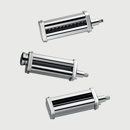 Wolstead Palette Stainless Steel Pasta Roller Attachment Set 3pc | Stand Mixer Attachment
